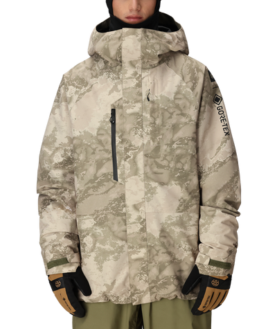Mens Gore Tex Core Shell Jkt - LIMESTONE HEMISPHERE PRINT