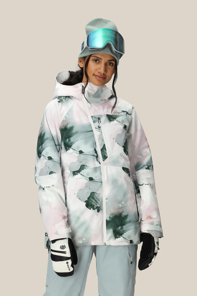 Wmns Hydra Thermagraph Jacket - DUSTY MARINE INK