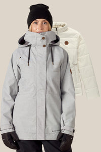 Wmns Smarty Spellbound Jacket - LIMESTONE DOBBY