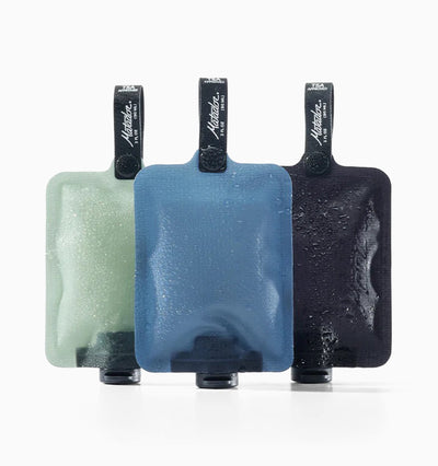 Flatpak Toiletry Bottle 3 Pack - Charcoal/Slate Blue/Sage