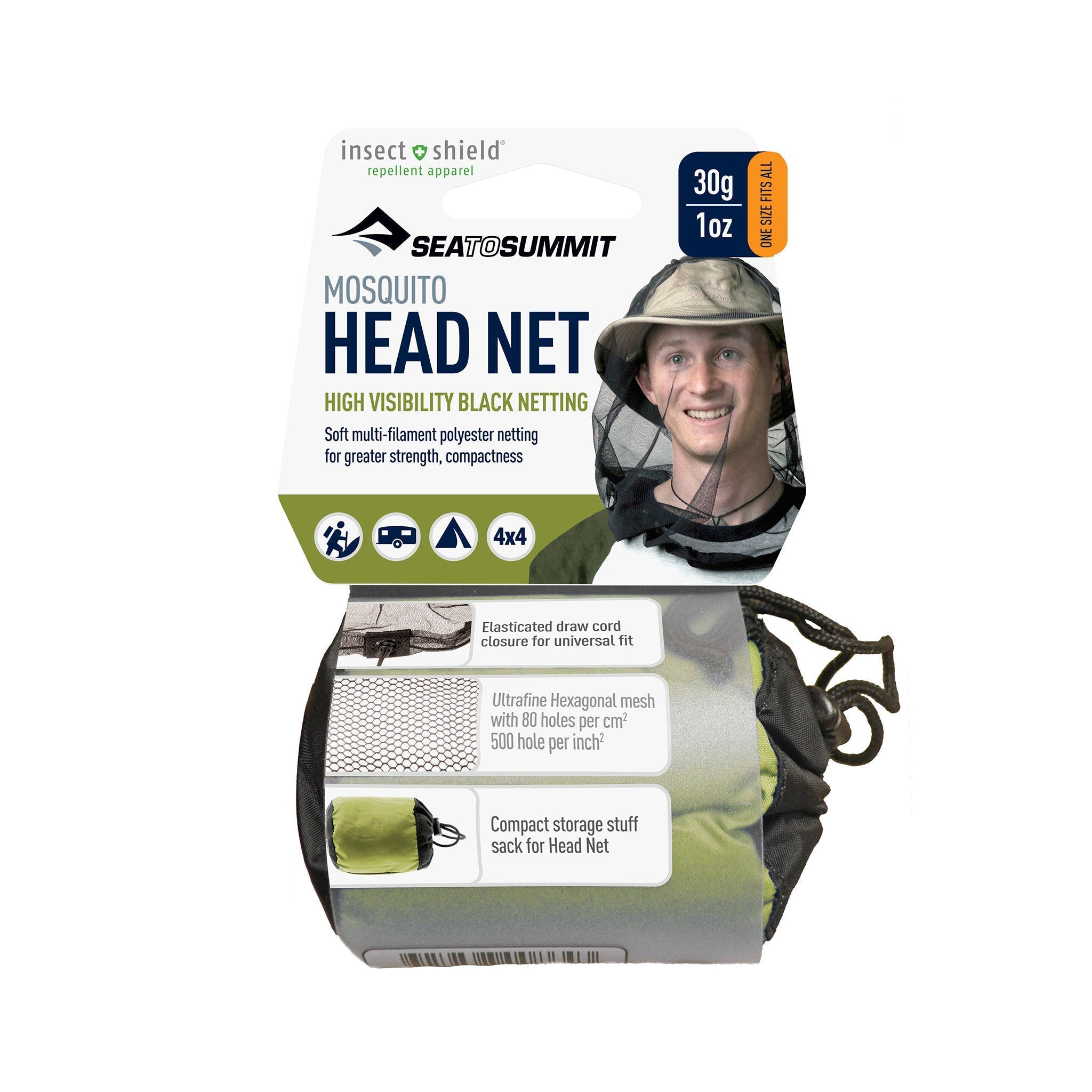 Sea to Summit Mosquito Head Net Ultra-Fine Mesh