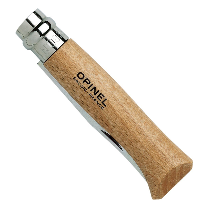 Opinel No 08 Natural Wood Stainless Steel - Classic Wood