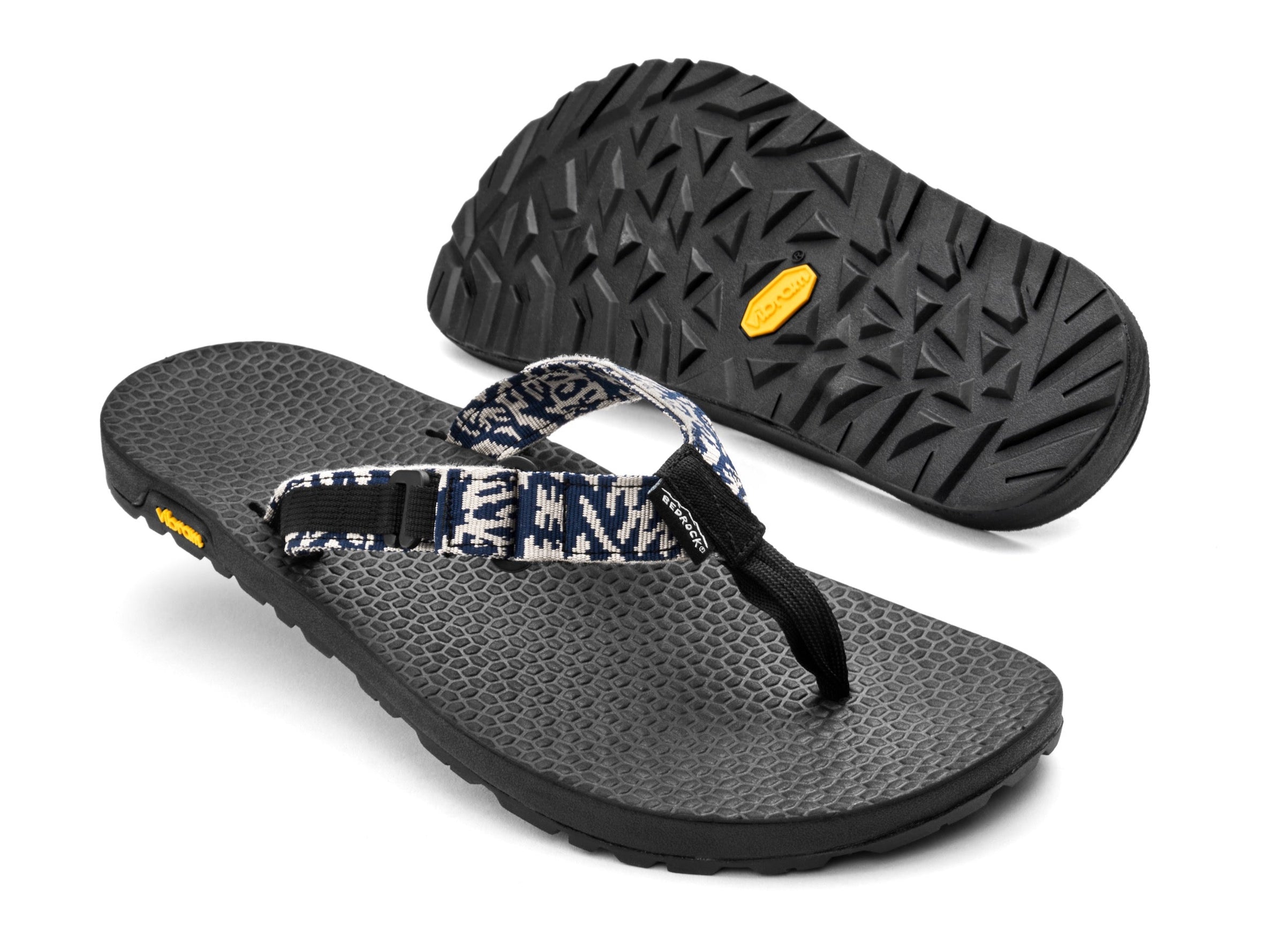 Rockhound Sandal - Abstract Rock - Navy