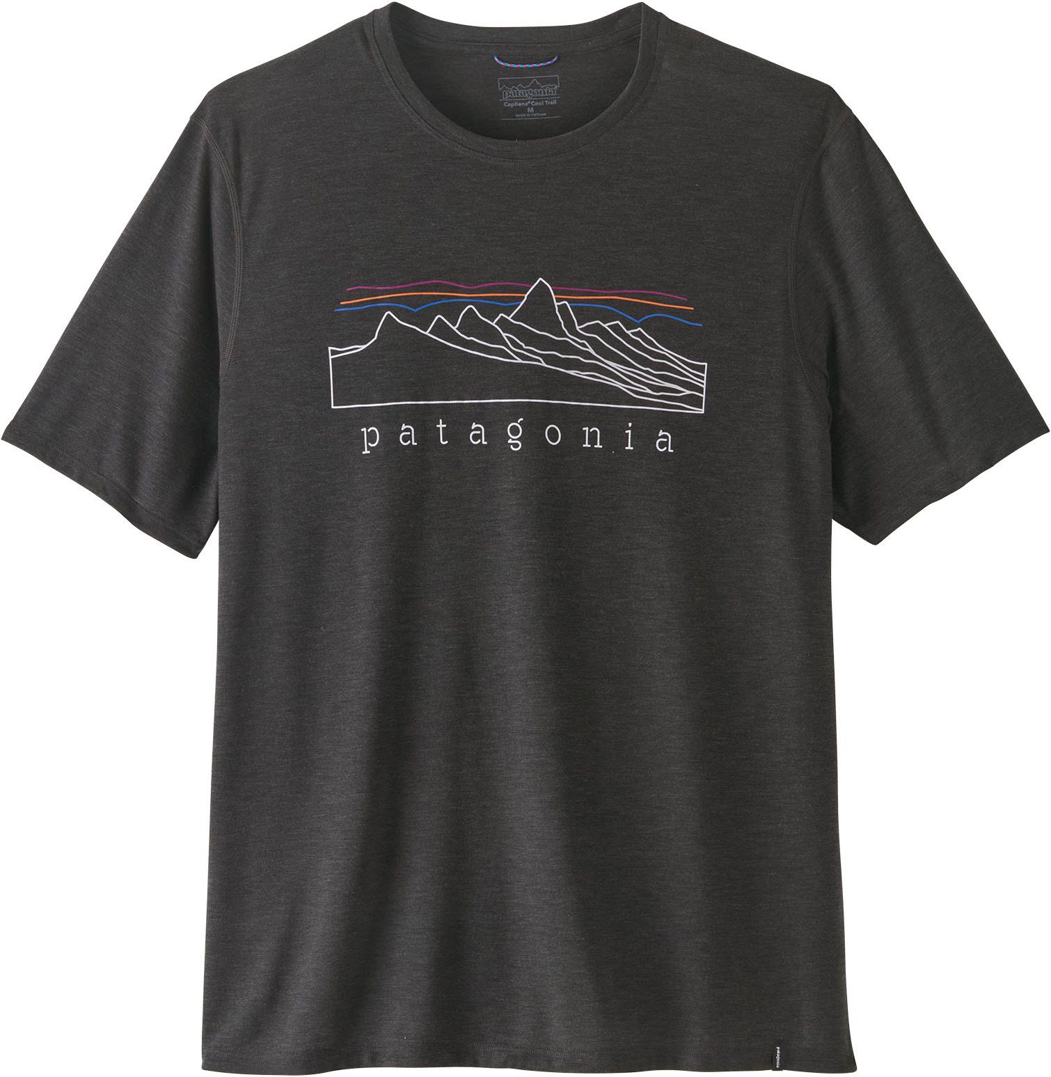 Womens Cap Cool Trail Cropped Shirt - Ink Black
