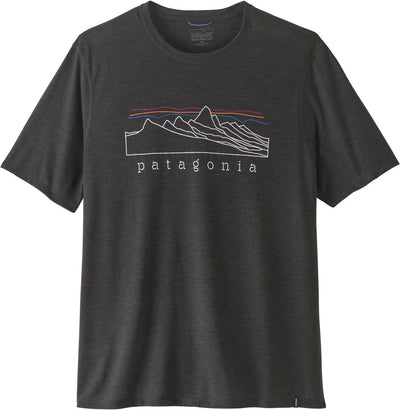 Womens Cap Cool Trail Cropped Shirt - Ink Black