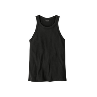 Womens Rib Knit Tank - Black
