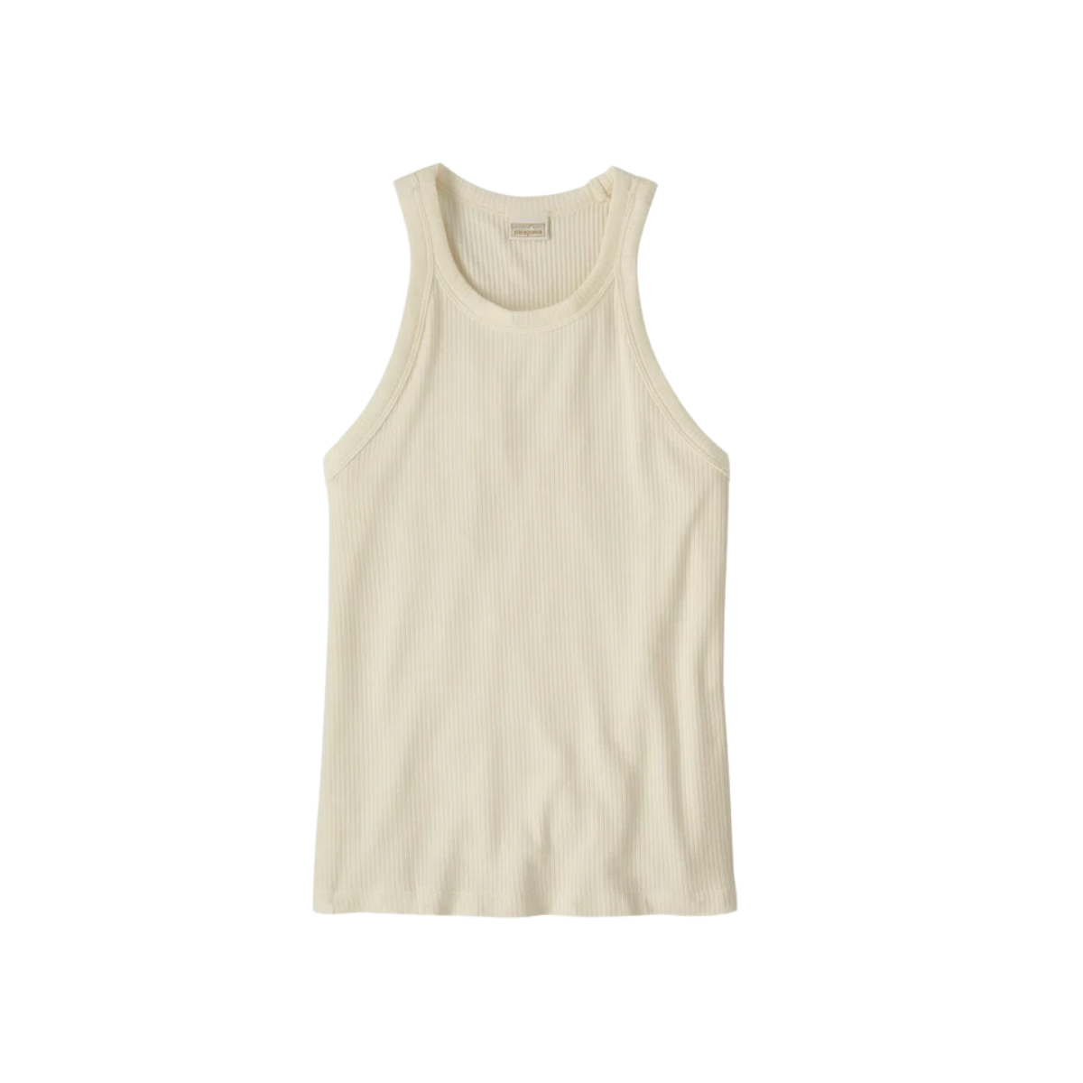 Womens Rib Knit Tank - White