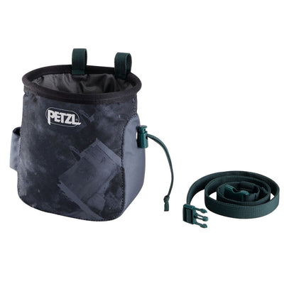 Petzl Saka Chalk Bag - Dark Gray