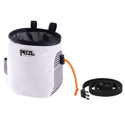 Petzl Saka Chalk Bag - White Dazzle