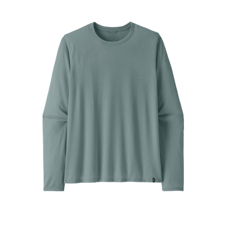 Mens Long Sleeved Cap Cool Trail Shirt - Blue Sage