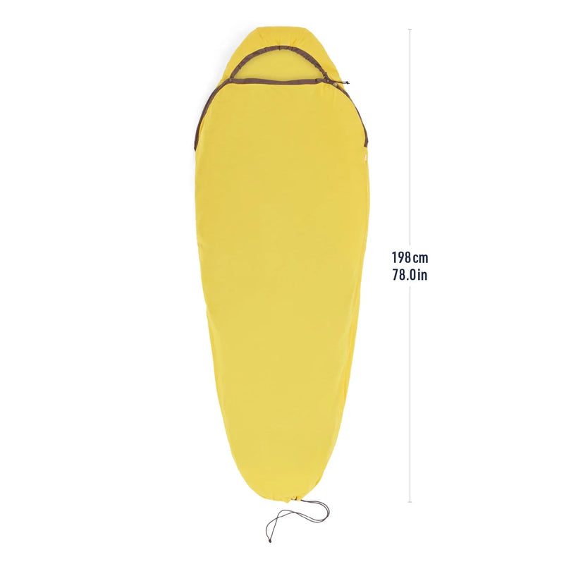 Reactor Sleeping Bag Liner - Sulphur Yellow