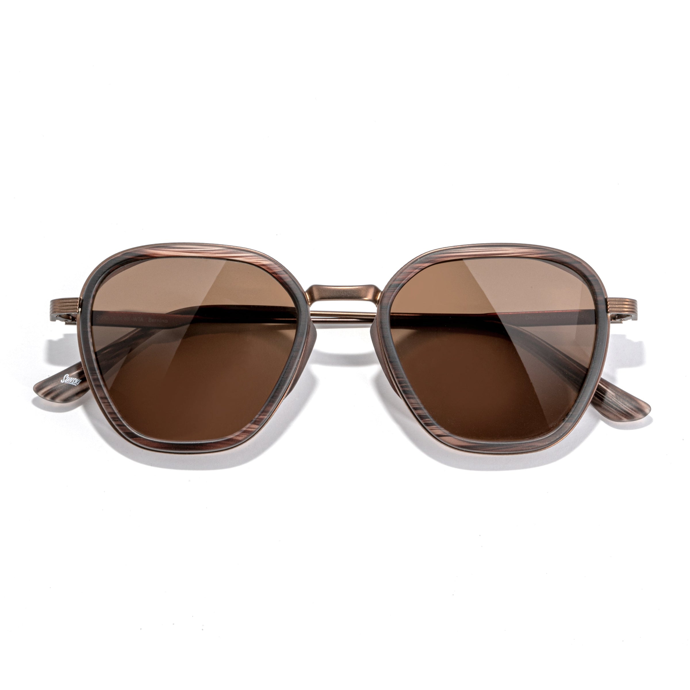 Sunski Bernina - Wire Tortoise Amber