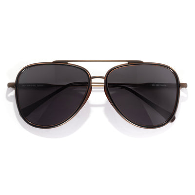 Sirocco Sunglasses - Black Copper Slate