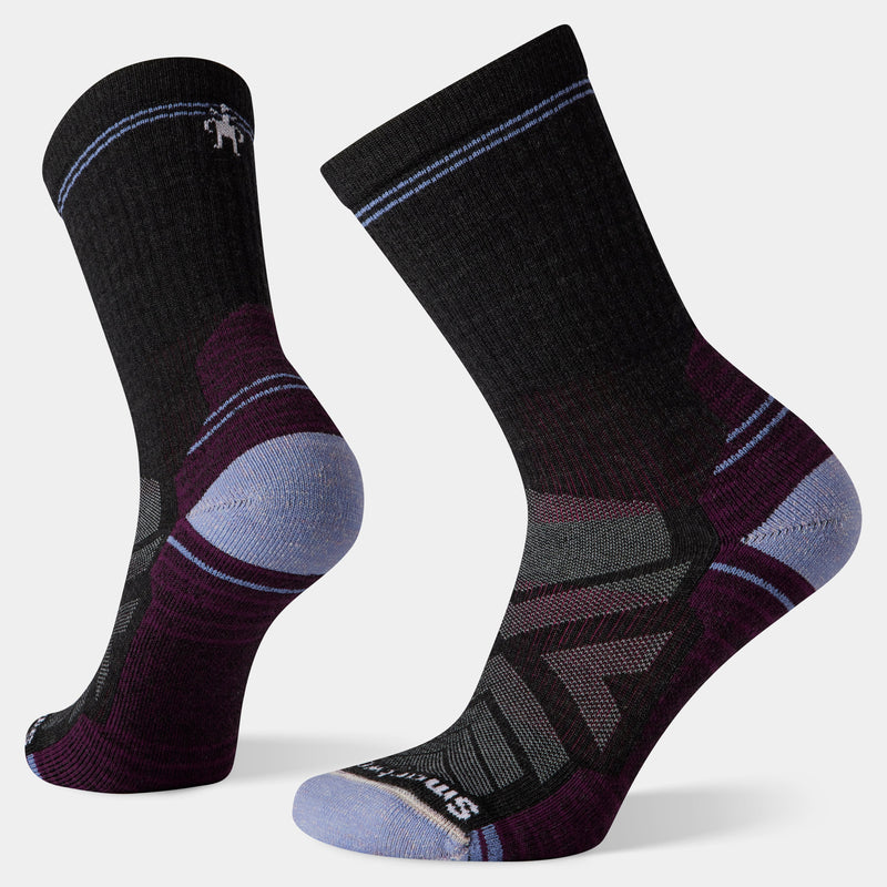 Smartwool Womens Hike Light Cushion Crew Socks - Charcoal