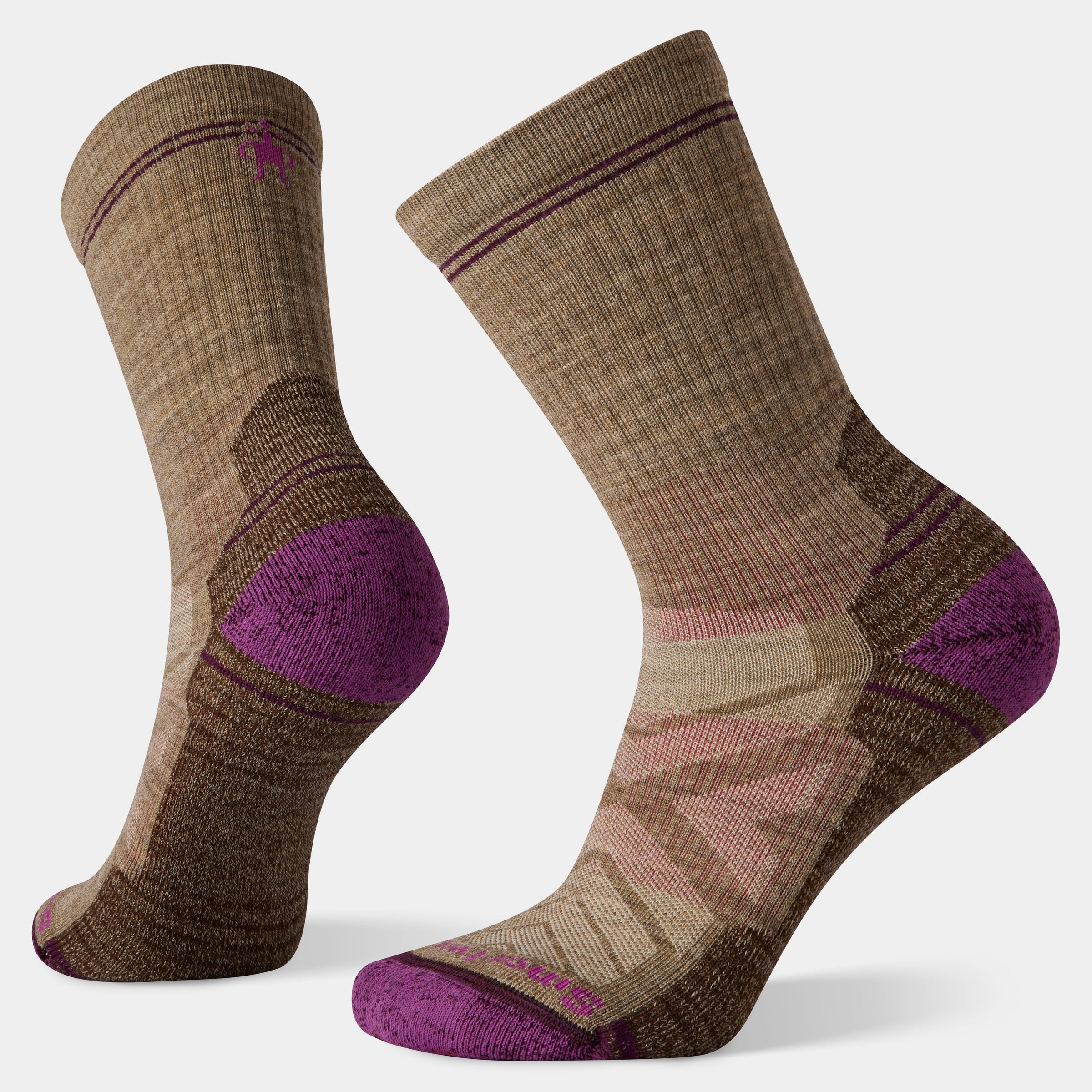 Smartwool Womens Hike Light Cushion Crew Socks - Fossil