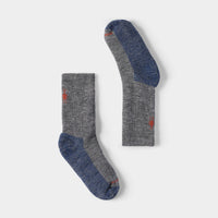 Kids Hike Full Cushion Crew Socks - Medium Gray