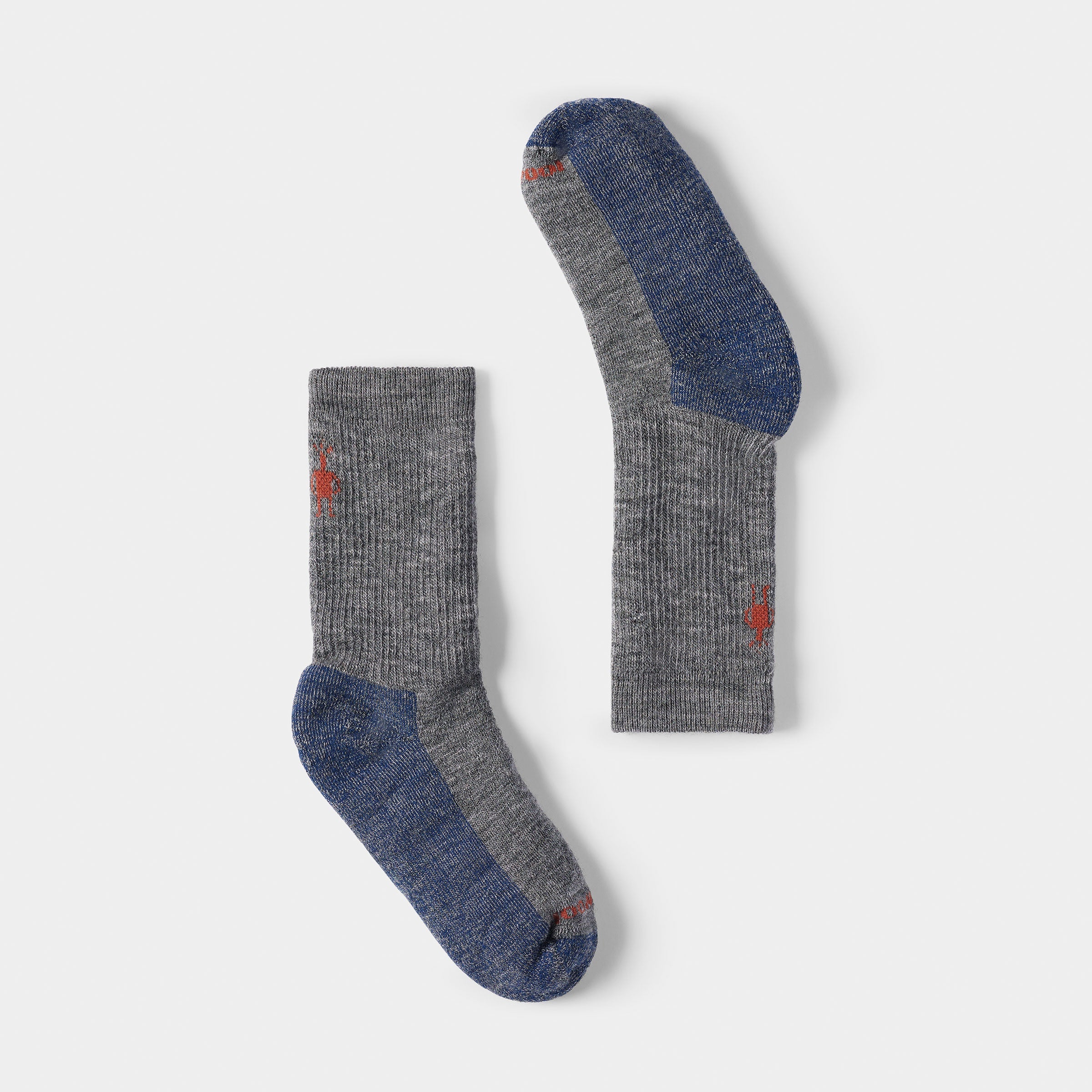 Kids Hike Full Cushion Crew Socks - Medium Gray