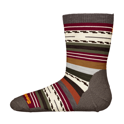 Smartwool Kids' Hike Full Cushion Margarita Crew Socks - Taupe