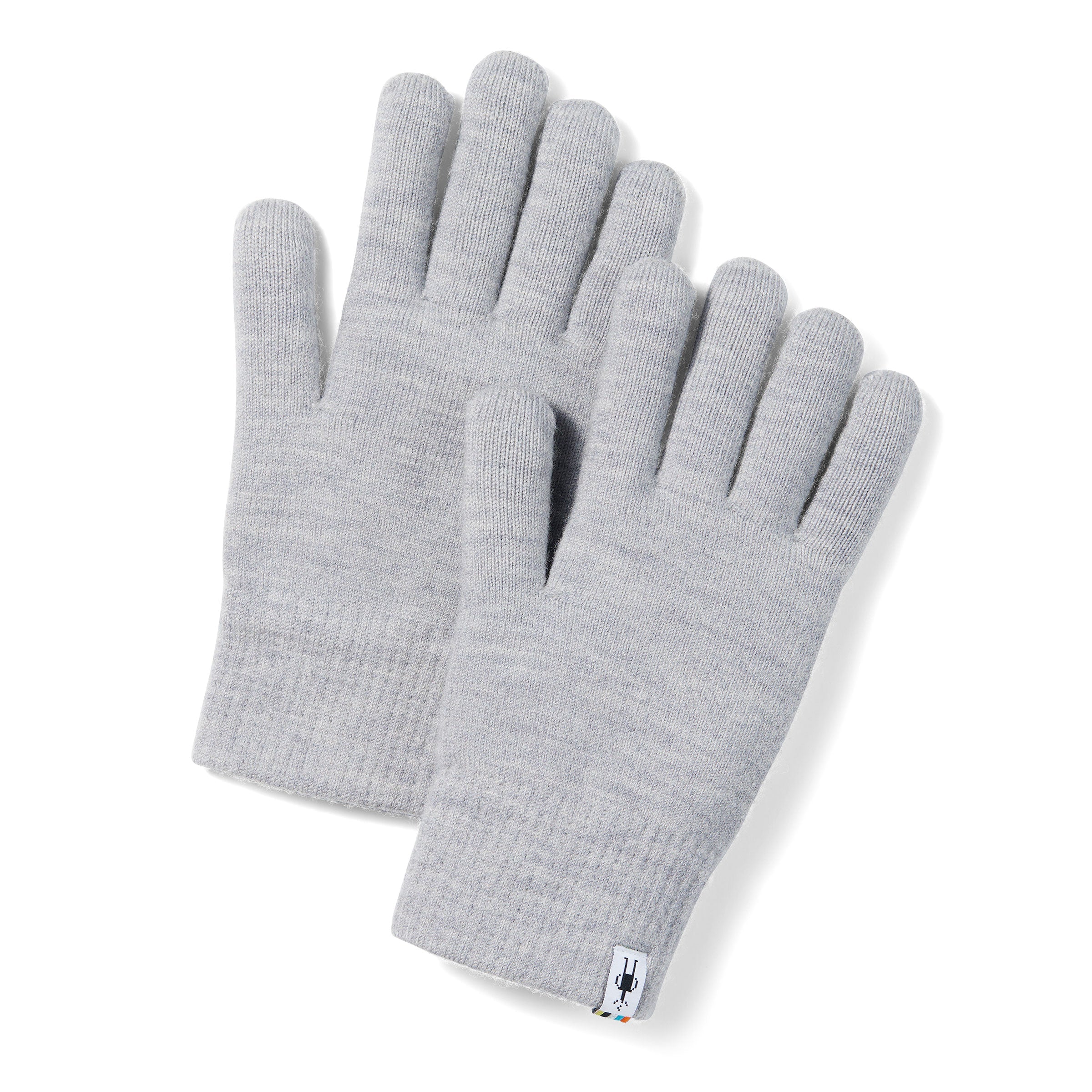 Boiled Wool Glove - Light Gray
