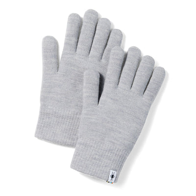 Boiled Wool Glove - Light Gray
