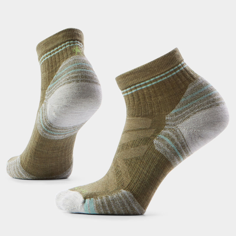 Womens Hike Targeted Cushion Ankle Socks - Winter Moss