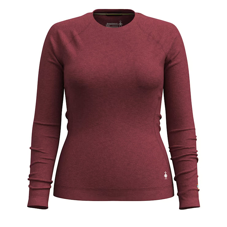 Smartwool Women's Classic Thermal Merino Base Layer Crew - Currant Heather