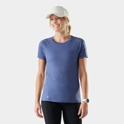 Womens Active Ultralite Short Sleeve - Nightfall Blue