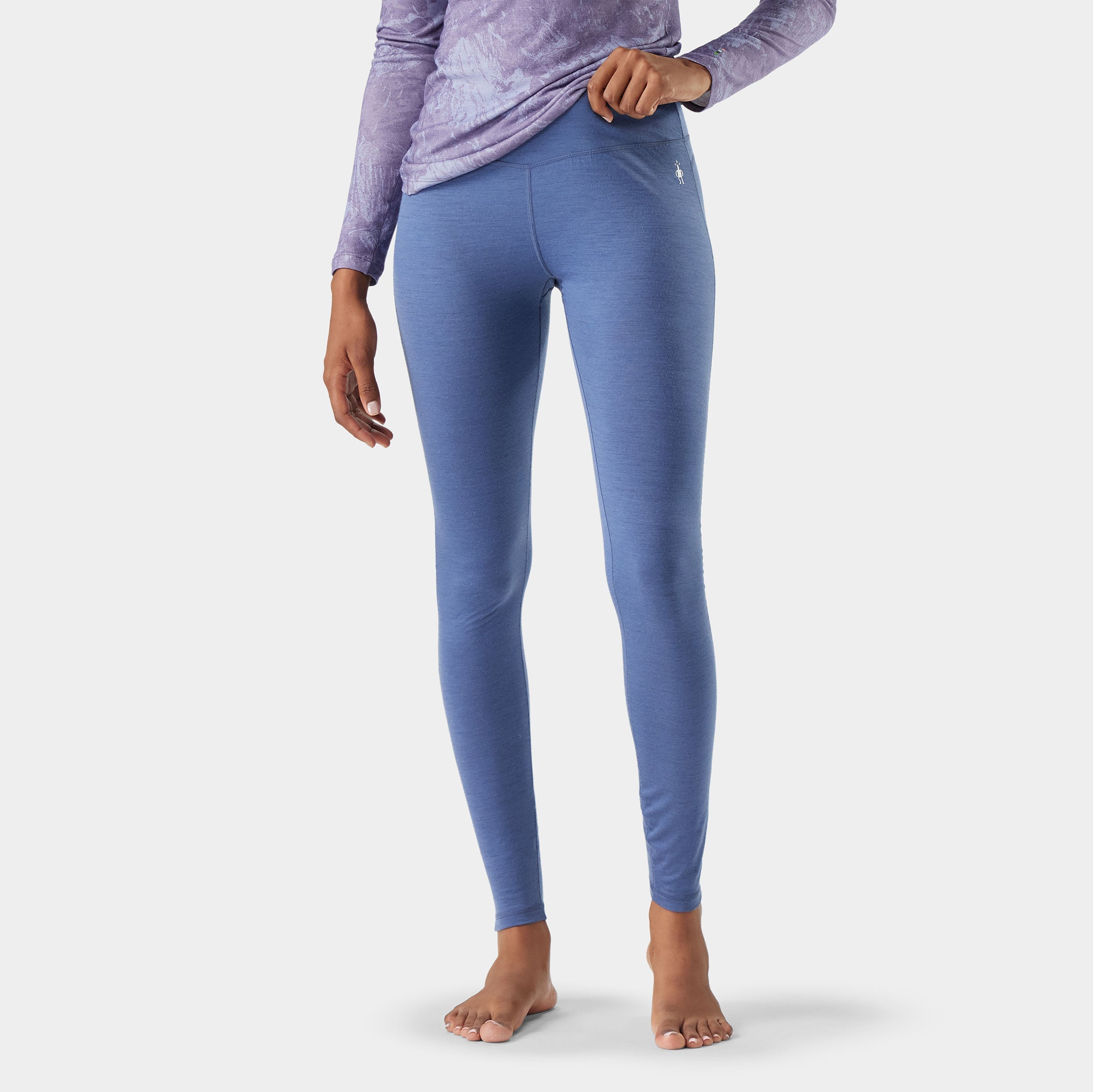 Womens Classic All Season Merino Base Layer Bottom - Nightfall Blue