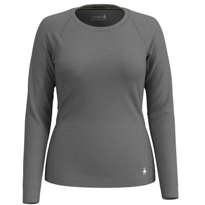Smartwool Women's Classic All-Season Merino Base Layer Long Sleeve - Light Gray Heather