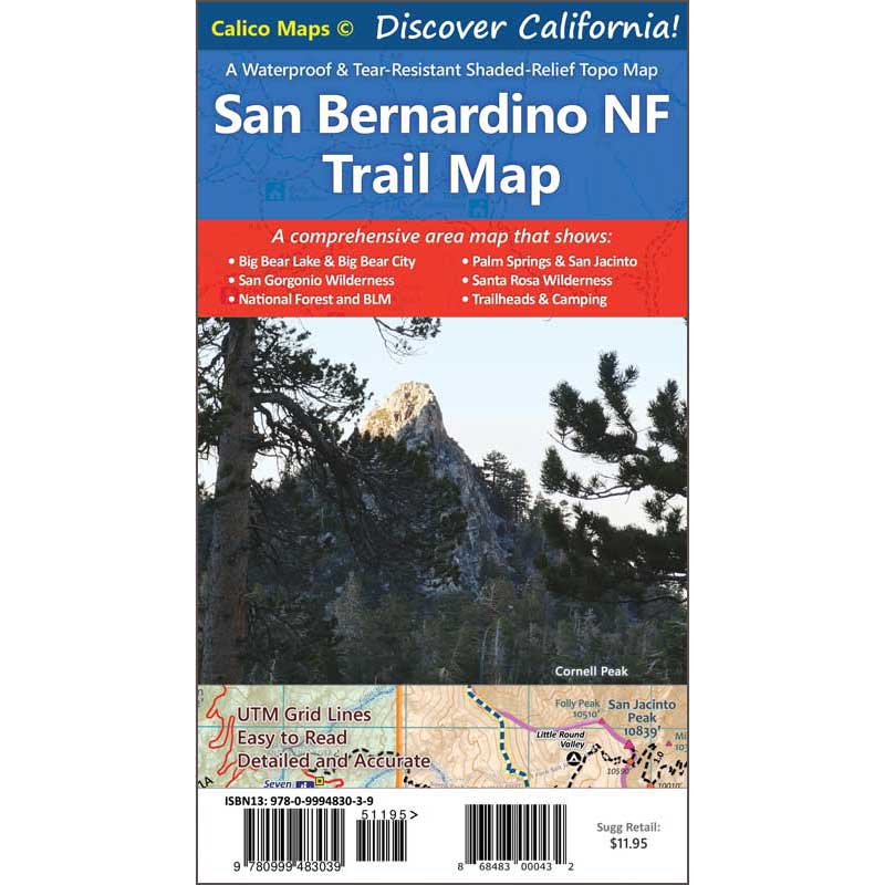 San Bernardino Nf Trail Map