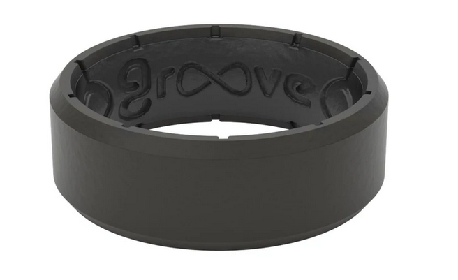 Mens Edge Ring - Black/Black