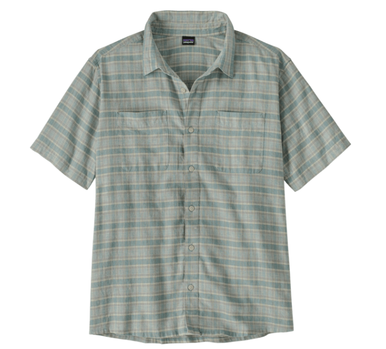 Mens Back Step Shirt 1 - Stroll: Blue Sage