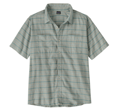 Mens Back Step Shirt 1 - Stroll: Blue Sage
