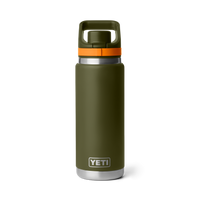 YETI Rambler 26oz Bottle with Flip Chug Cap - Olive/King Crab Orange