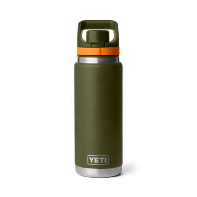 YETI Rambler 26oz Bottle with Flip Chug Cap - Olive/King Crab Orange