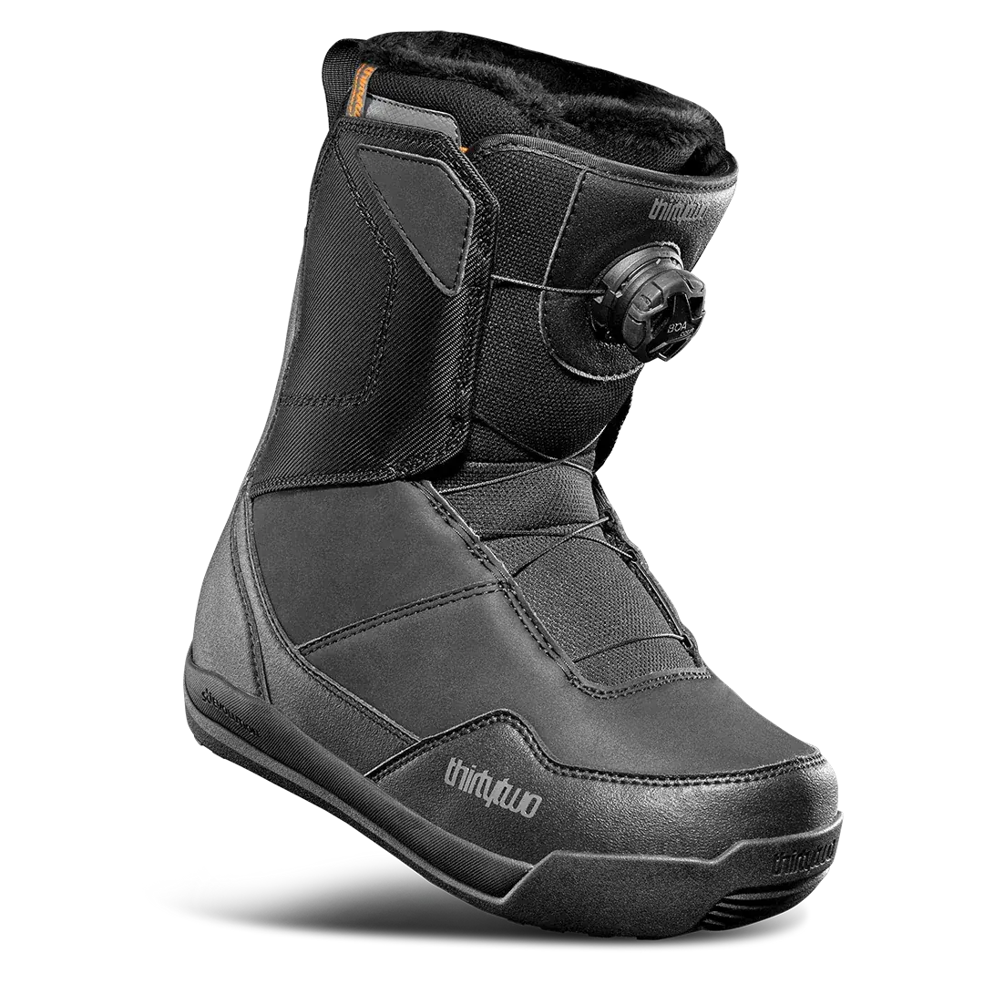 32 Women's Shifty Boa Snowboard Boots 2025 - Black/Grey/White