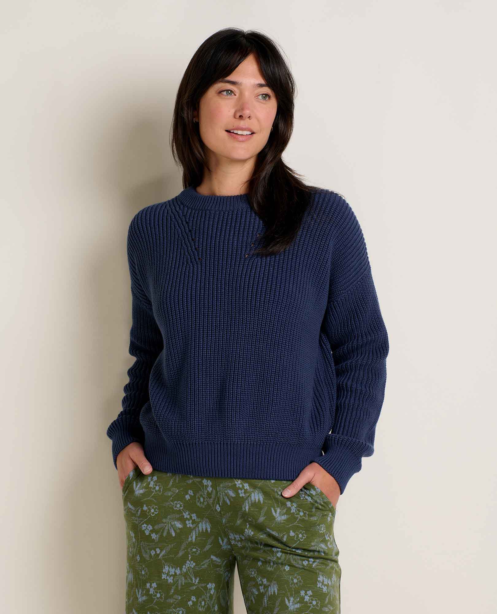 Women's Bianca Shaker Crew Sweater