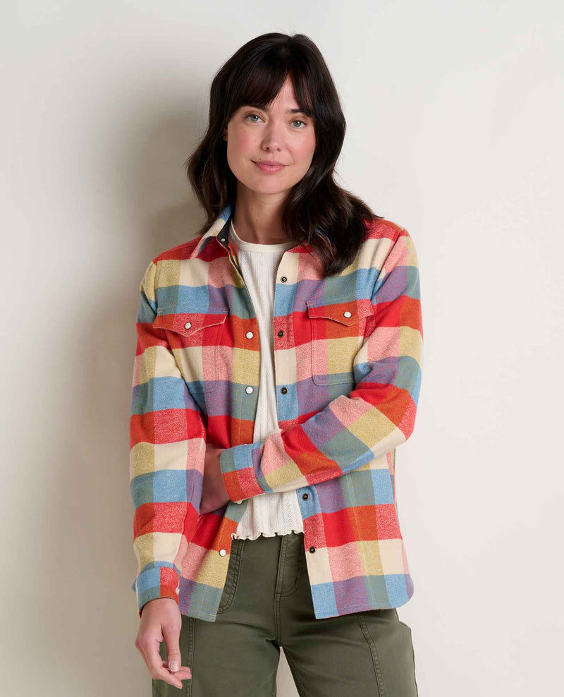 Toad&Co Women's Folk Yeah Shirt Jacket - Salamander