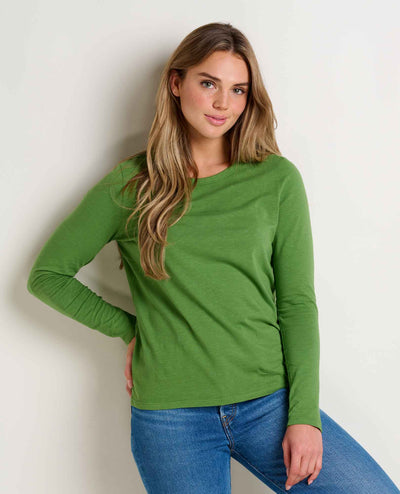 Toad&Co Women's Primo LS Crew - Artichoke