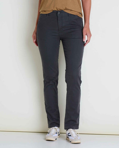 Toad&Co Women's Earthworks Slim Pant - Soot
