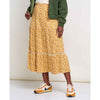 Women's Marigold Tiered Midi Skirt