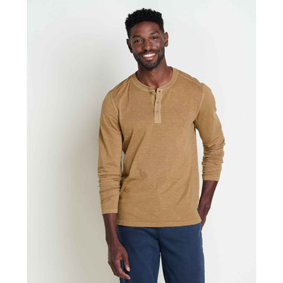 Toad&Co Men's Primo LS Henley - Honey Brown