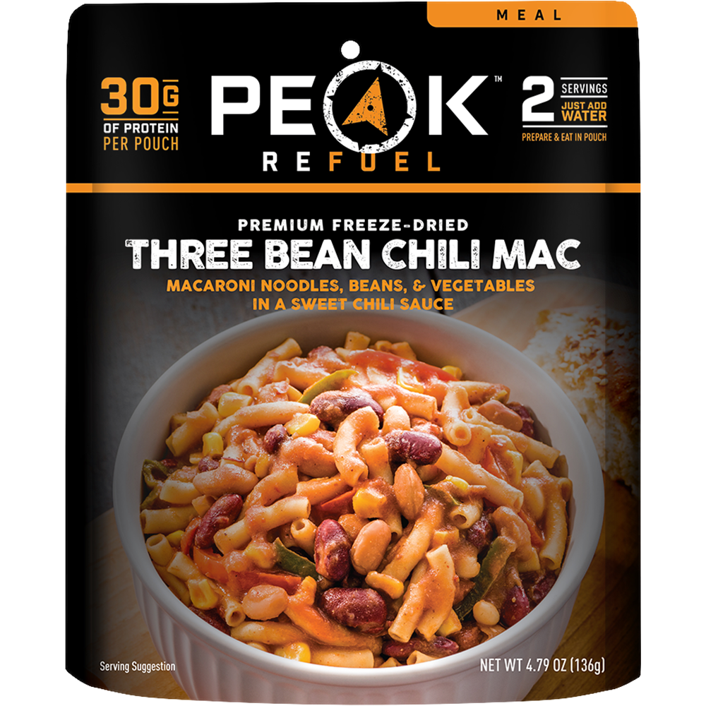 Peak Refuel Three Bean Chilli Mac (v)