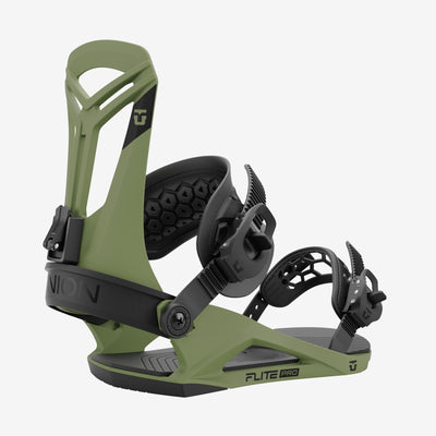 Flite Pro Snowboard Bindings 2025 - Olive Green