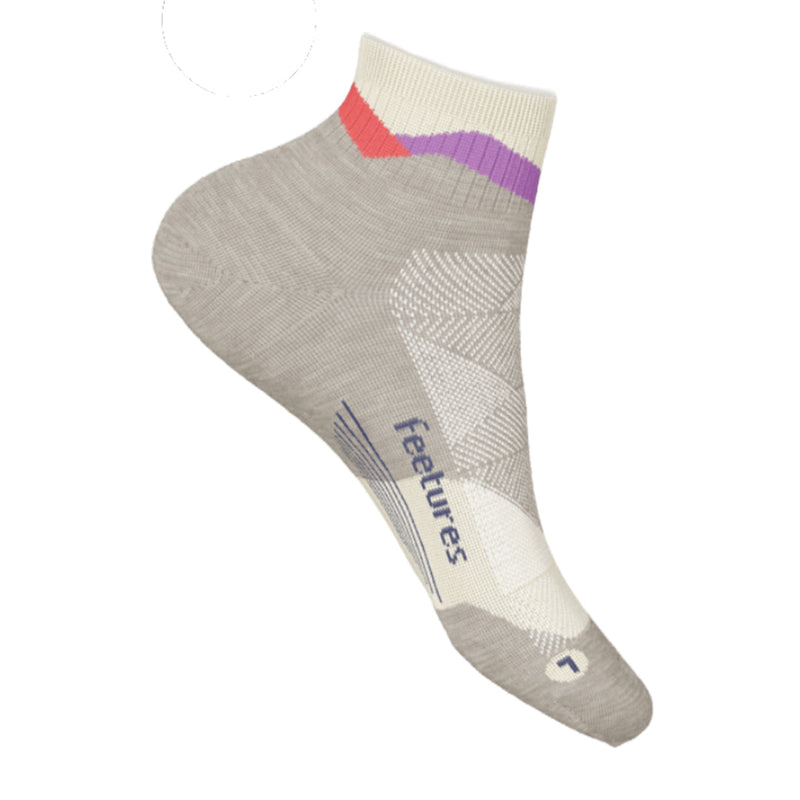 Elite Max Cushion Quarter Socks - Mountain High Cream