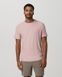 Vuori Strato Tech Tee - Faded Rose Heather