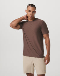 Vuori Strato Tech Tee - Sable Heather