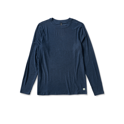 Vuori Men's L/S Strato Tech Tee (V178) - Navy Heather