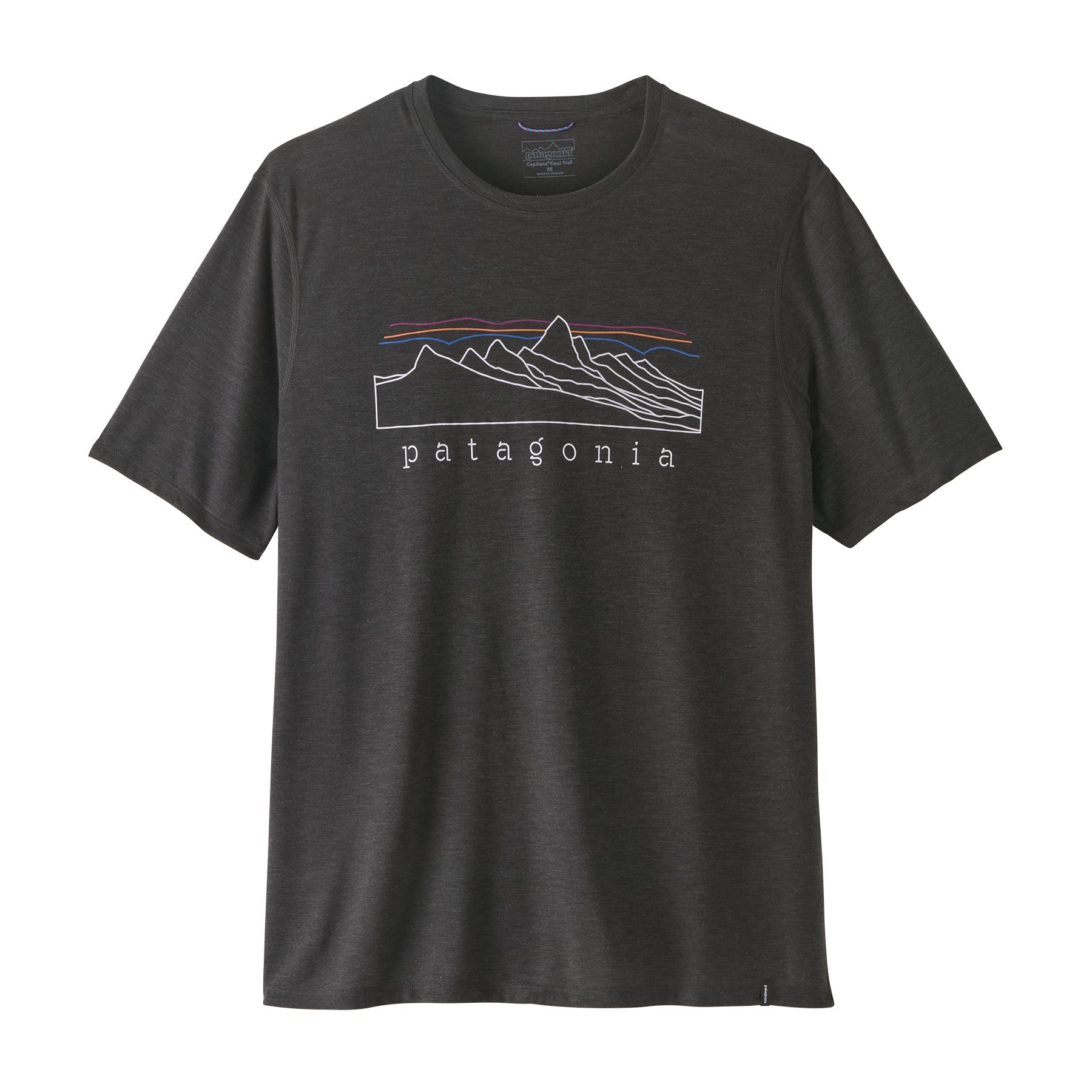 Mens Cap Cool Trail Shirt - Stratapeaks Ink Black