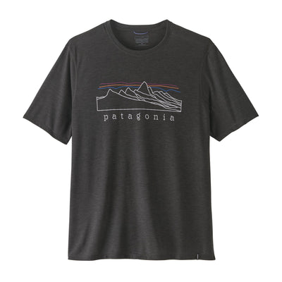 Mens Cap Cool Trail Shirt - Stratapeaks Ink Black